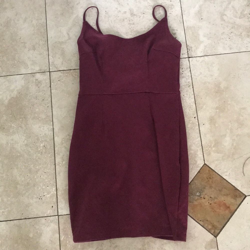 Red bodycon dress- size small